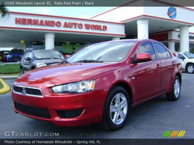 2008 Mitsubishi Lancer ES in Rally Red Pearl