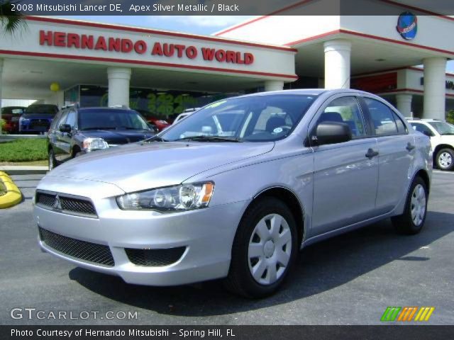 2008 Mitsubishi Lancer DE in Apex Silver Metallic
