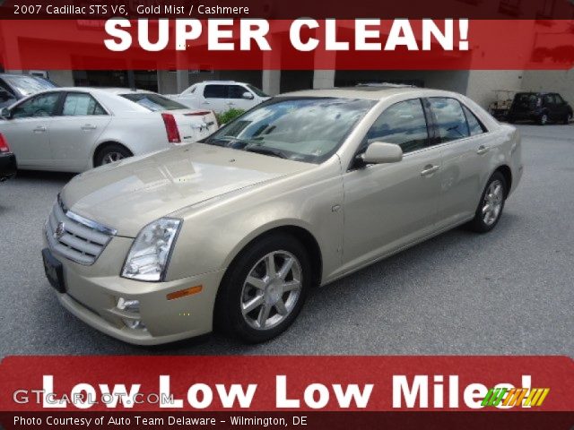 2007 Cadillac STS V6 in Gold Mist