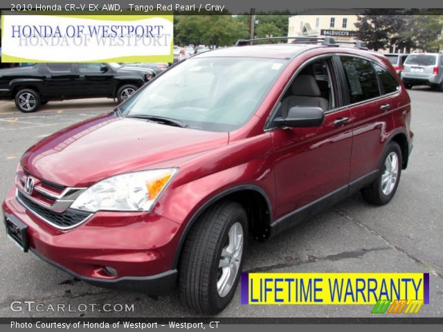 2010 Honda CR-V EX AWD in Tango Red Pearl