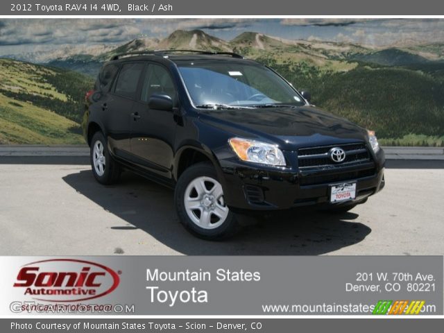 2012 Toyota RAV4 I4 4WD in Black