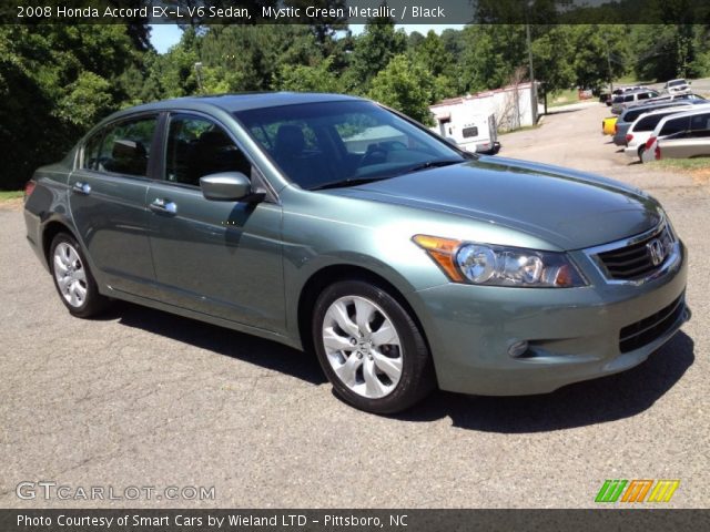 2008 Honda accord ex-l green #2