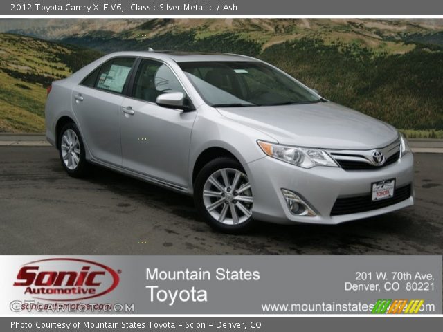 2012 Toyota Camry XLE V6 in Classic Silver Metallic