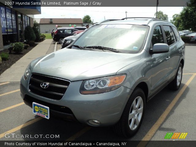 2007 Hyundai Santa Fe Limited in Platinum Sage