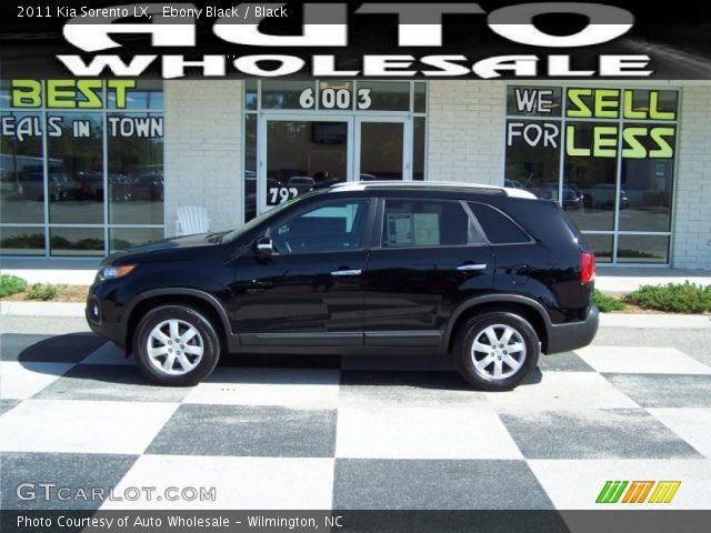 2011 Kia Sorento LX in Ebony Black