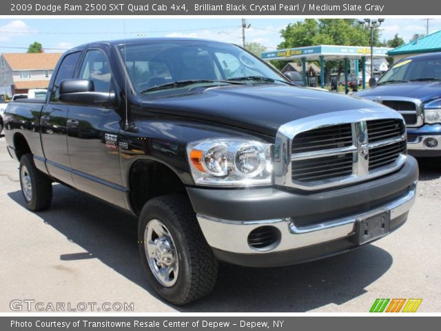 2009 Dodge Ram 2500 SXT Quad Cab 4x4 in Brilliant Black Crystal Pearl