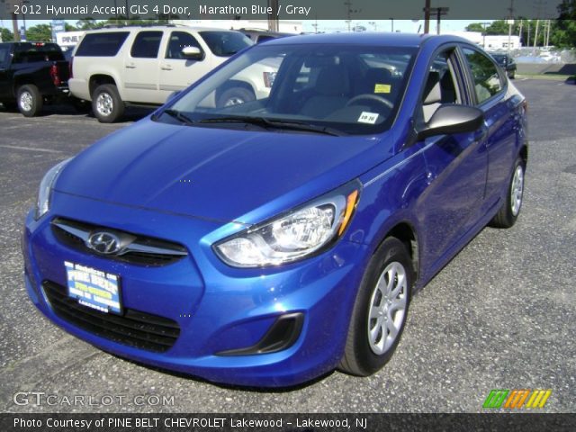 2012 Hyundai Accent GLS 4 Door in Marathon Blue