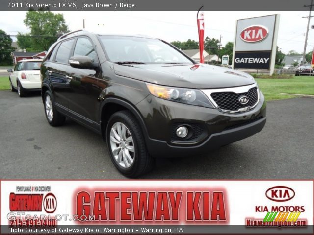 2011 Kia Sorento EX V6 in Java Brown