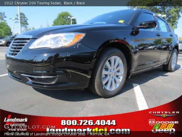 2012 Chrysler 200 Touring Sedan in Black