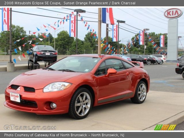 2008 Mitsubishi Eclipse SE Coupe in Sunset Orange Pearlescent