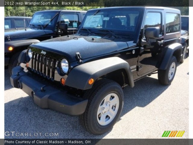 2012 Jeep Wrangler Sport 4x4 in Black