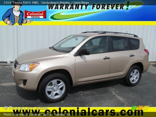 2009 Toyota RAV4 4WD in Sandy Beach Metallic