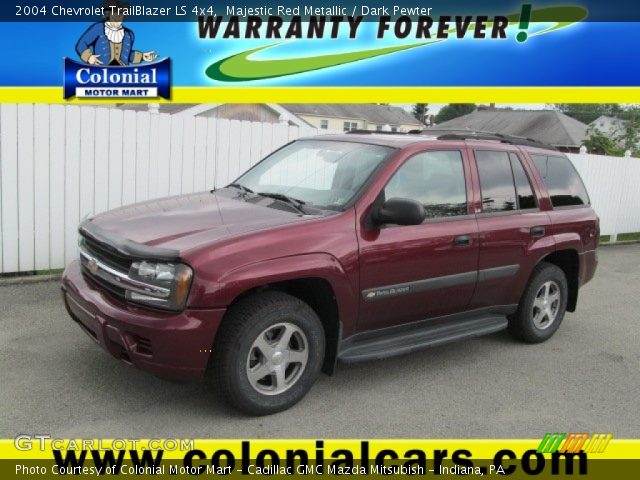 2004 Chevrolet TrailBlazer LS 4x4 in Majestic Red Metallic