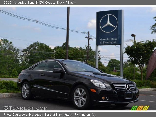 2010 Mercedes-Benz E 350 Coupe in Black