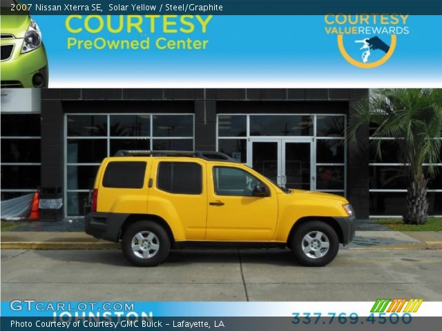 2007 Nissan Xterra SE in Solar Yellow
