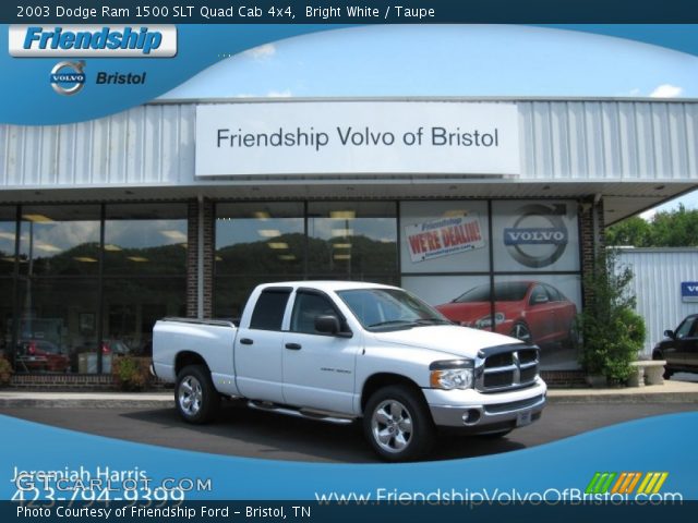 2003 Dodge Ram 1500 SLT Quad Cab 4x4 in Bright White