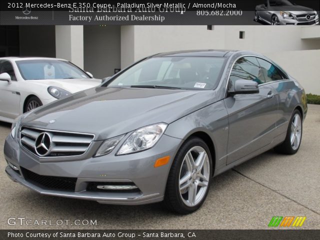 2012 Mercedes-Benz E 350 Coupe in Palladium Silver Metallic