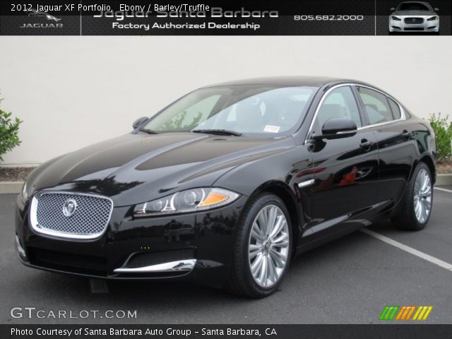 2012 Jaguar XF Portfolio in Ebony