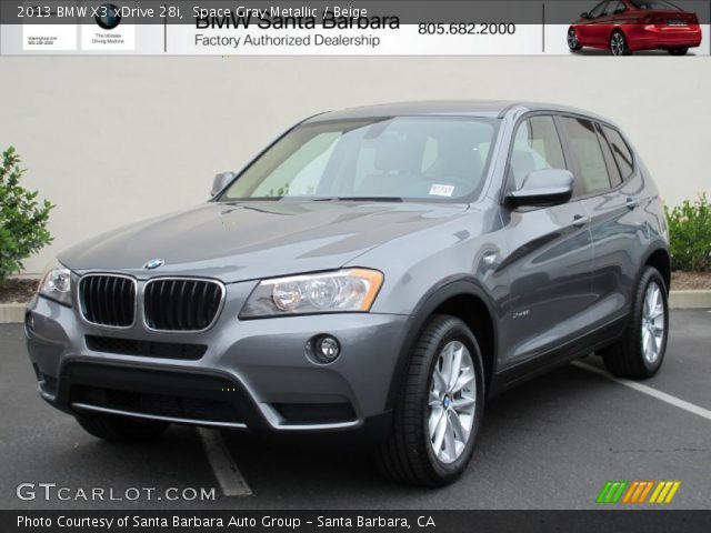 2013 BMW X3 xDrive 28i in Space Gray Metallic