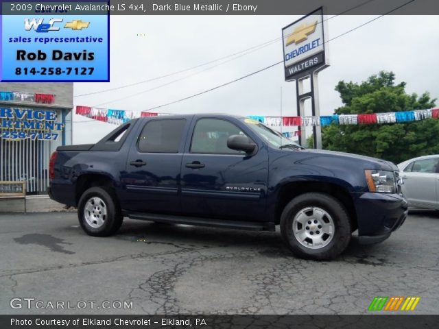 2009 Chevrolet Avalanche LS 4x4 in Dark Blue Metallic