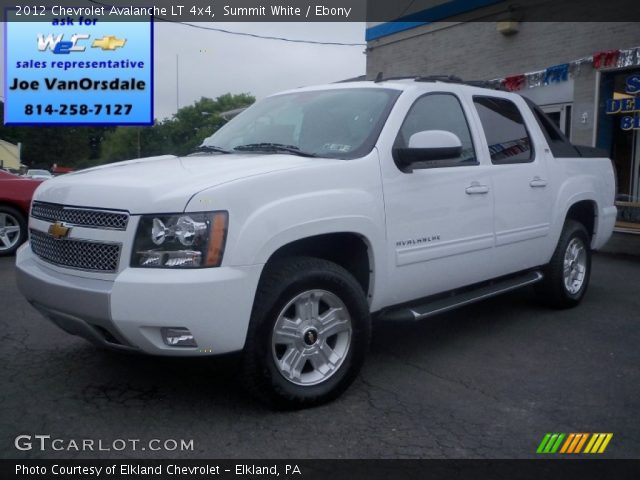 2012 Chevrolet Avalanche LT 4x4 in Summit White