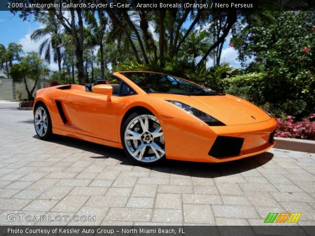 2008 Lamborghini Gallardo Spyder E-Gear in Arancio Borealis (Orange)