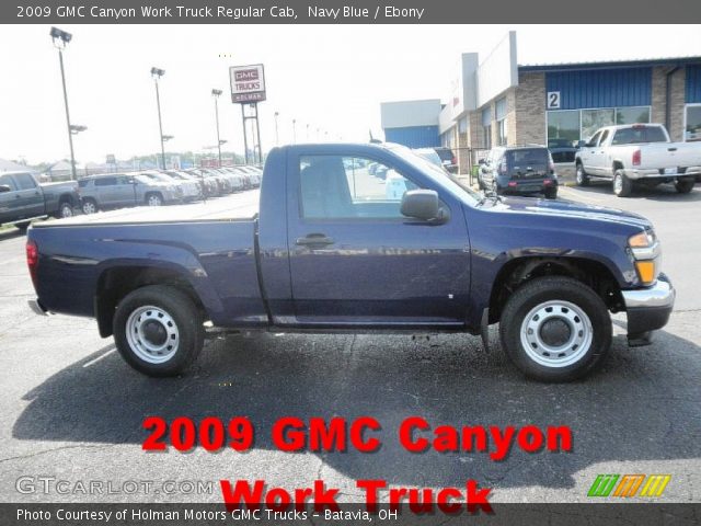 2009 GMC Canyon Work Truck Regular Cab in Navy Blue