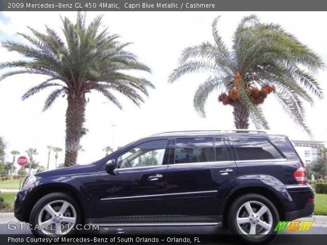 2009 Mercedes-Benz GL 450 4Matic in Capri Blue Metallic