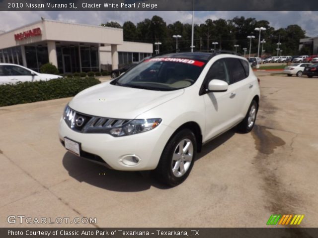 2010 Nissan Murano SL in Glacier White Pearl