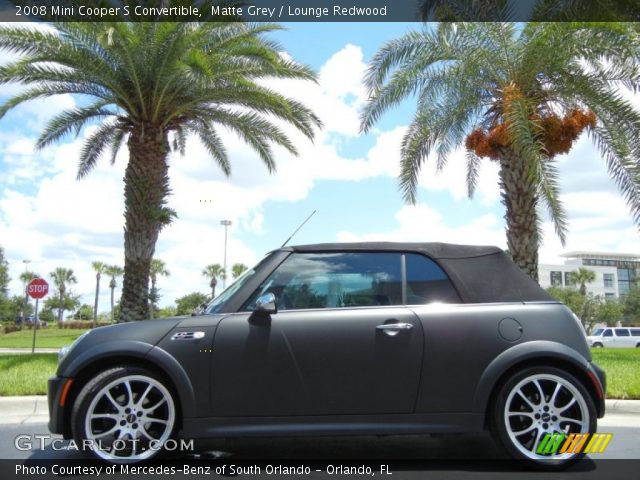 2008 Mini Cooper S Convertible in Matte Grey