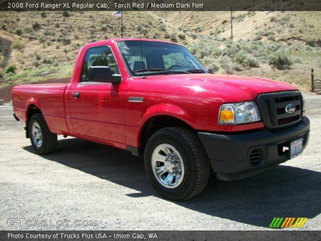 2008 Ford Ranger XL Regular Cab in Torch Red