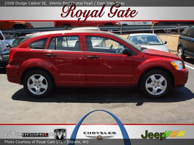 2008 Dodge Caliber SE in Inferno Red Crystal Pearl