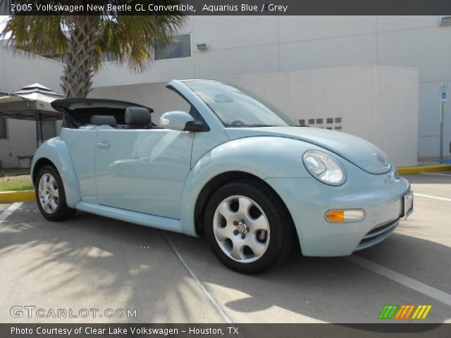 2005 Volkswagen New Beetle GL Convertible in Aquarius Blue
