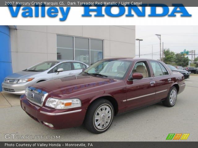 2007 Mercury Grand Marquis GS in Dark Toreador Red Metallic