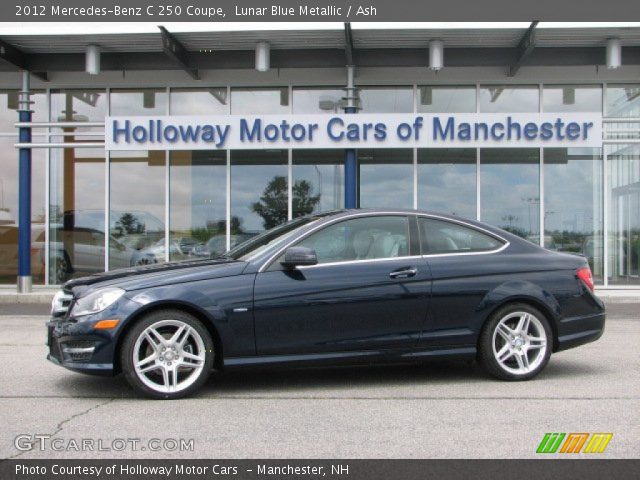 2012 Mercedes-Benz C 250 Coupe in Lunar Blue Metallic