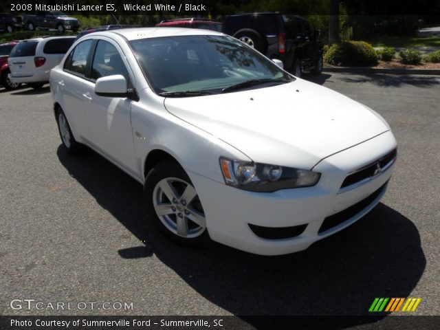 2008 Mitsubishi Lancer ES in Wicked White