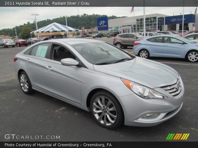2011 Hyundai Sonata SE in Radiant Silver