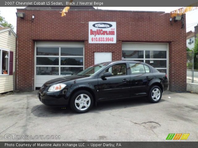 2007 Chevrolet Cobalt LS Sedan in Black