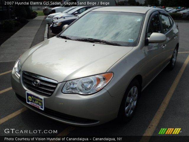 2007 Hyundai Elantra GLS Sedan in Laguna Sand Beige