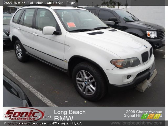 2005 BMW X5 3.0i in Alpine White