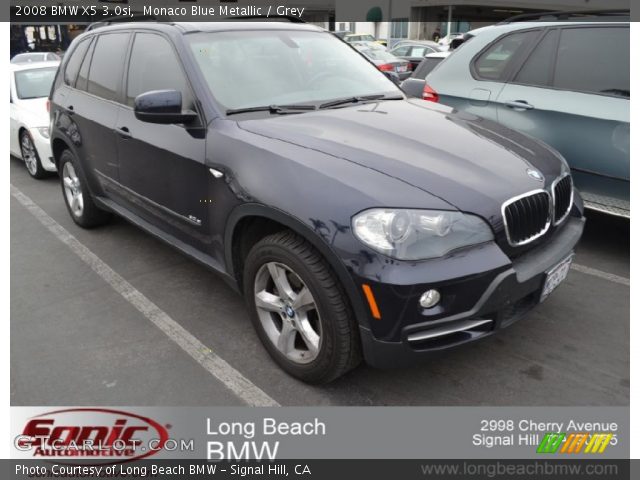 2008 BMW X5 3.0si in Monaco Blue Metallic