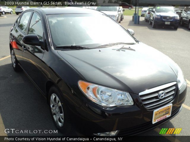 2009 Hyundai Elantra GLS Sedan in Black Pearl