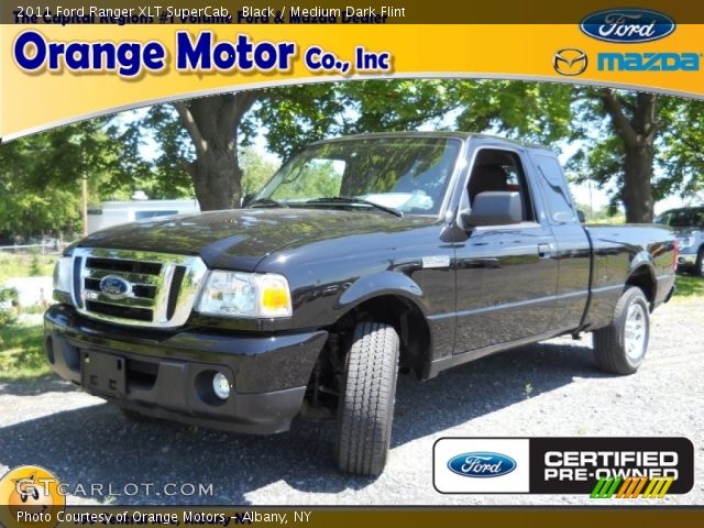 2011 Ford Ranger XLT SuperCab in Black