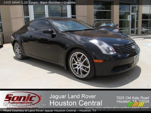 2005 Infiniti G 35 Coupe in Black Obsidian