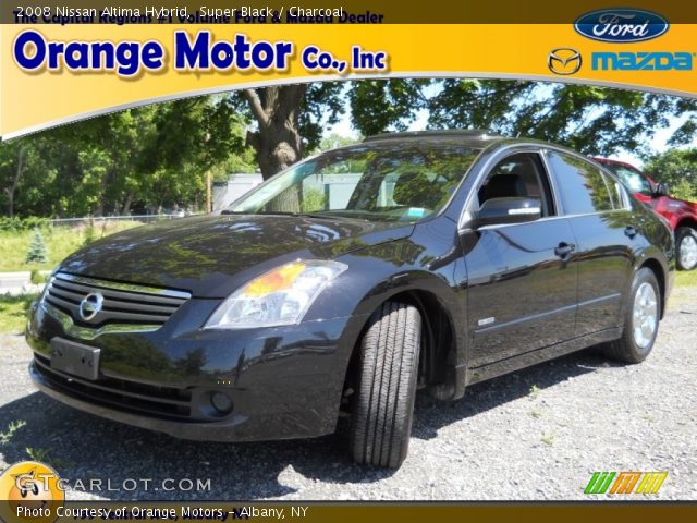 2008 Nissan Altima Hybrid in Super Black