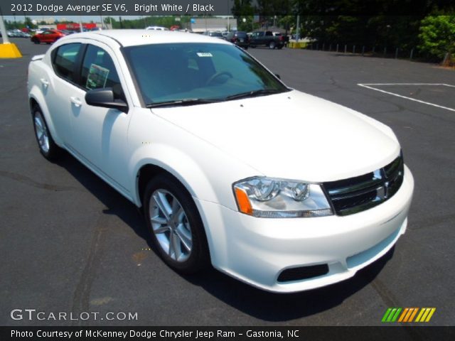 2012 Dodge Avenger SE V6 in Bright White