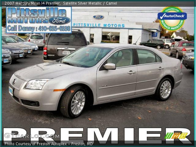 2007 Mercury Milan I4 Premier in Satellite Silver Metallic