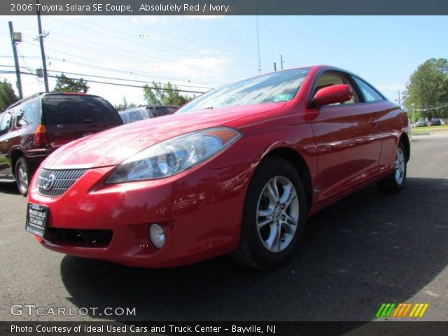 2006 Toyota Solara SE Coupe in Absolutely Red