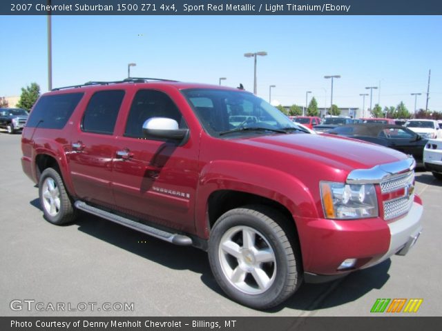 2007 Chevrolet Suburban 1500 Z71 4x4 in Sport Red Metallic