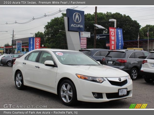 2010 Acura TSX Sedan in Premium White Pearl